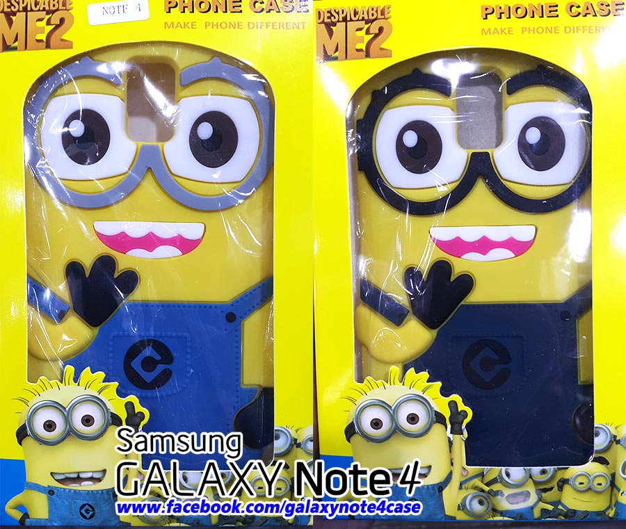 เคส ซิลลิโคน มินเนียน Samsung Galaxy note4